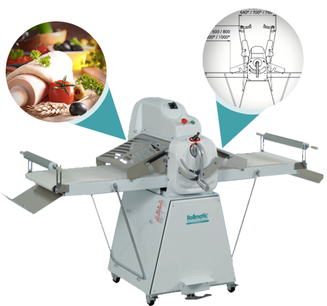 Тестораскаточные машины Roll SH500-600